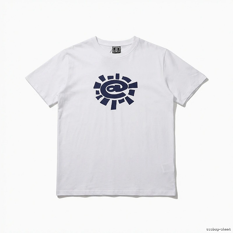 ADWYSD Printed Simple White T-shirt