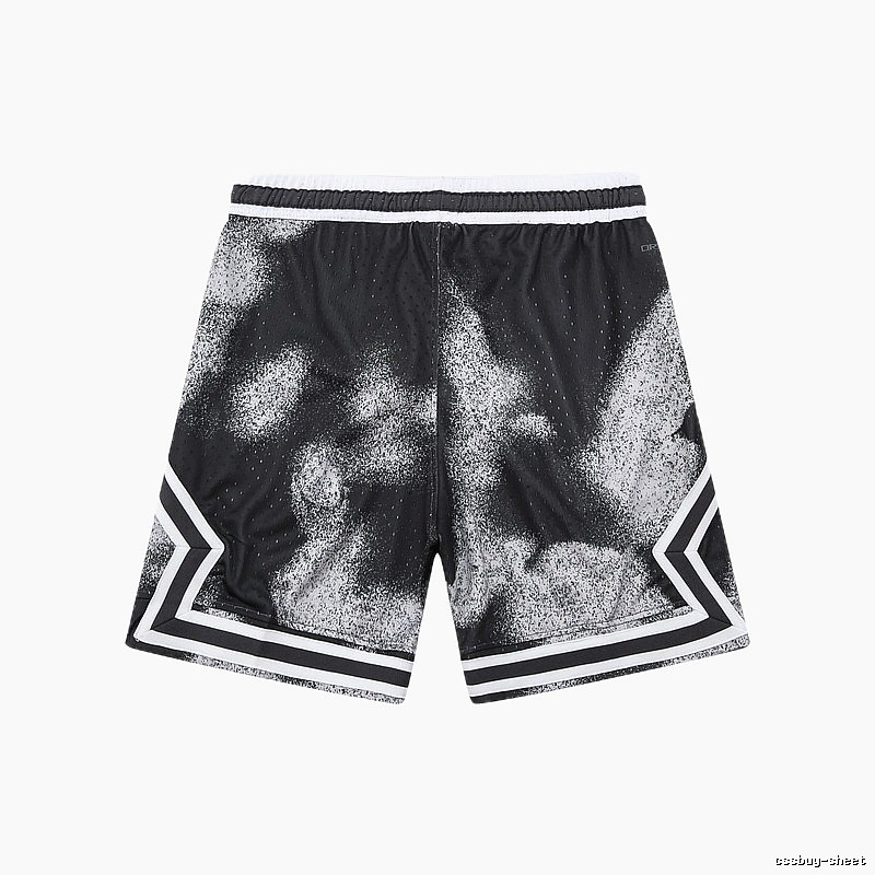 AJ Spray Painting Style Black Shorts