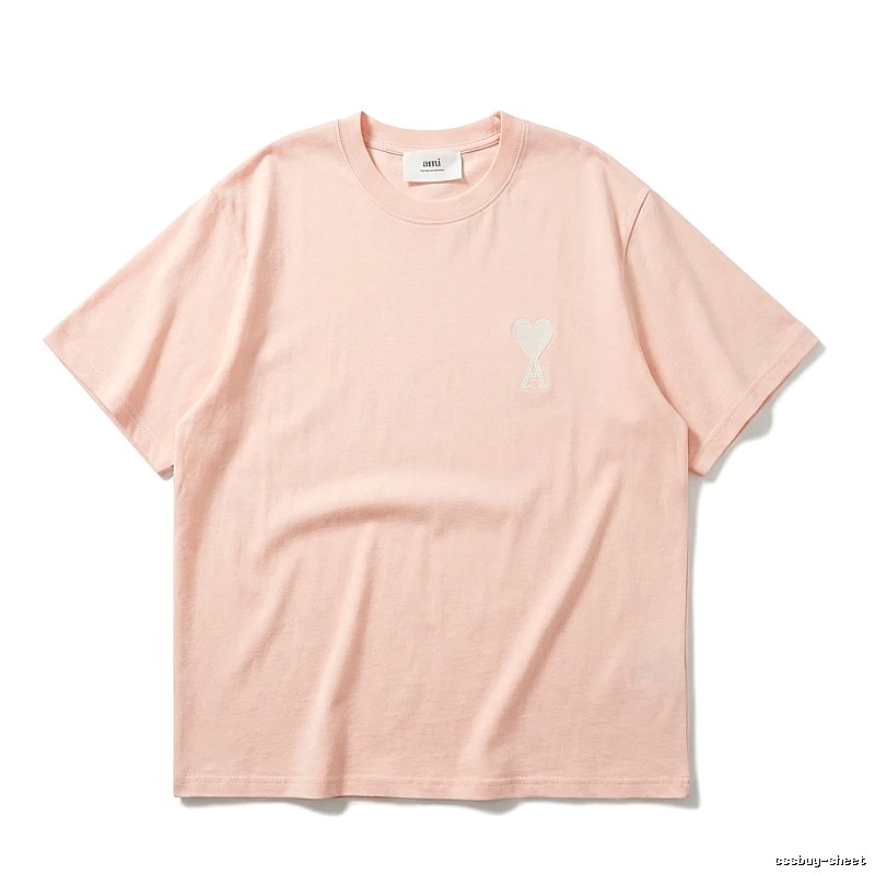 AMI Basic Pink T-shirt
