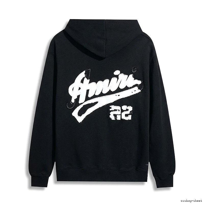 AMIRI Graffiti Style Black Hoodie