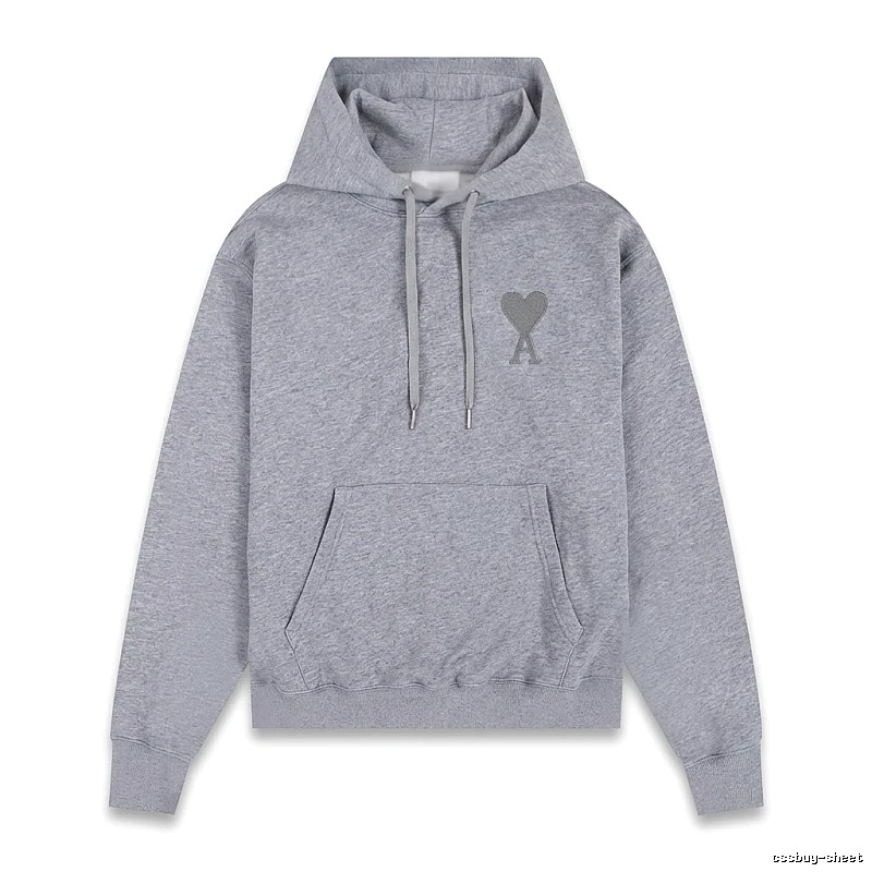 AMIRI Love Collection Grey Hoodie