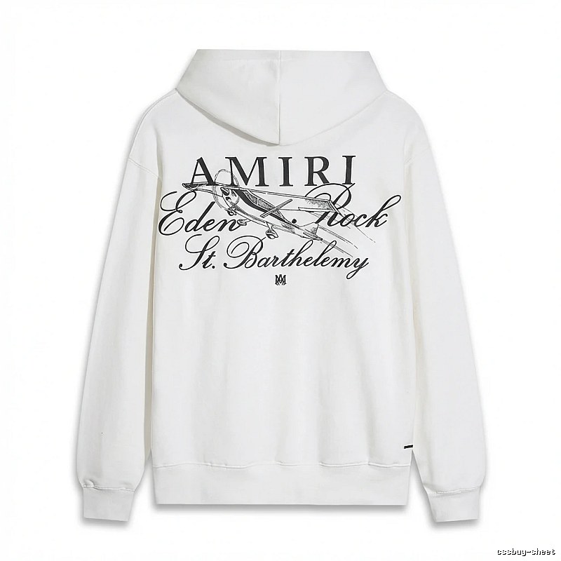AMIRI Printed Casual White Sweatshirt