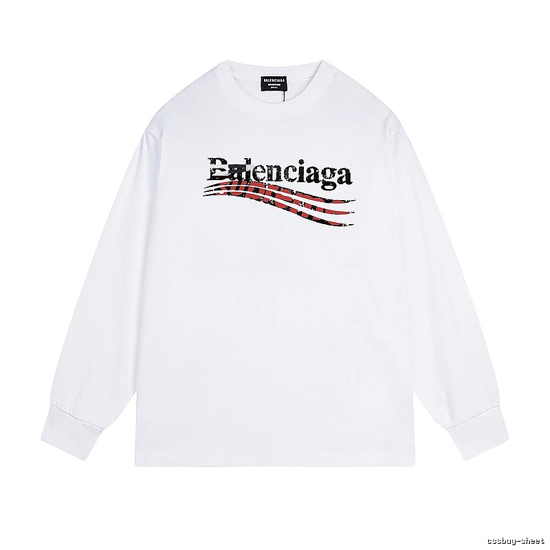 Balenciaga retro-style white T-shirt