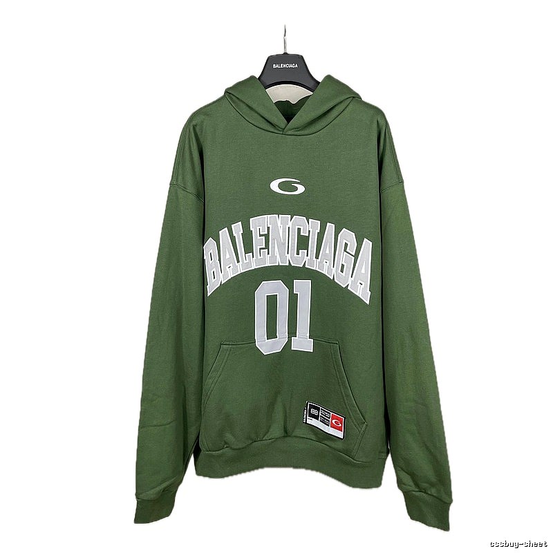 Balenciaga sporty green sweatshirt