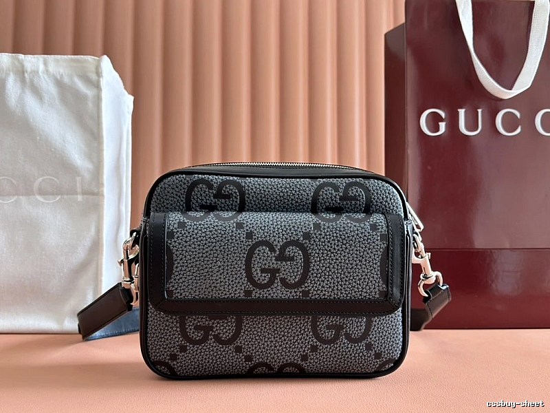 Gucci Camera crossbody bag Brown Black GG